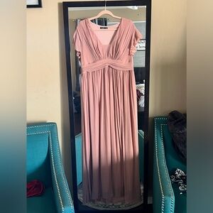 M1005 - SHEIN - dusty pink bridesmaid dress